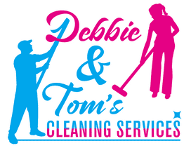 Debbie and Tom's cleaning service logo